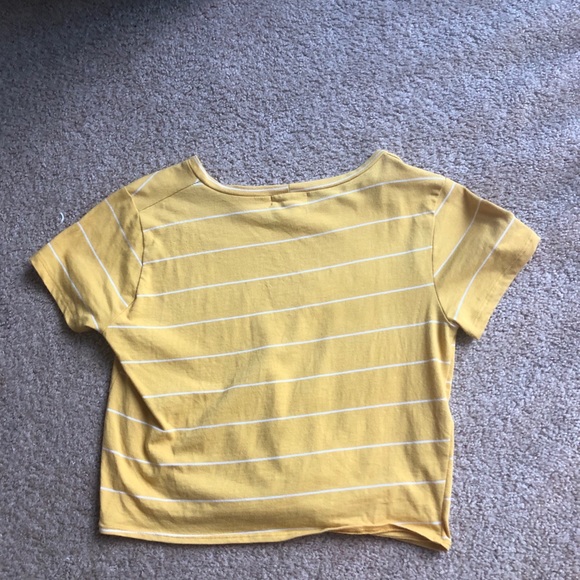 Tilly’s Yellow Striped T-Shirt - Picture 2 of 2